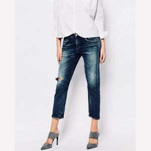 AGOLDE  sz 28 Isabel Slim Boyfriend Ankle Jeans